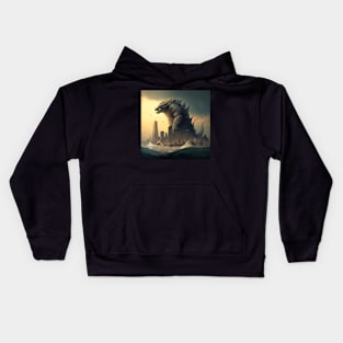 Godzilla Monster Kaiju Kids Hoodie